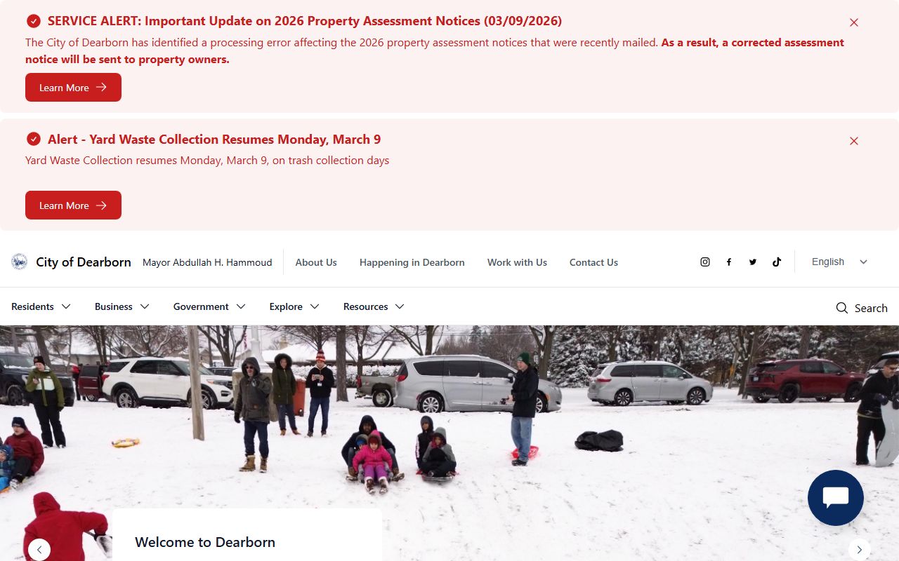 City of Dearborn official website