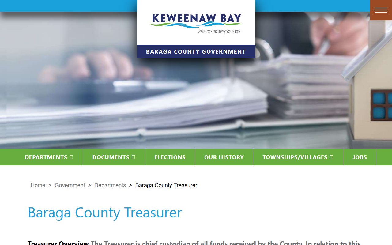 Baraga County Treasurer Website