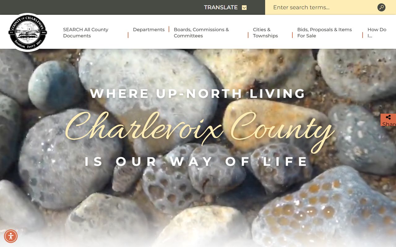 Charlevoix County main website