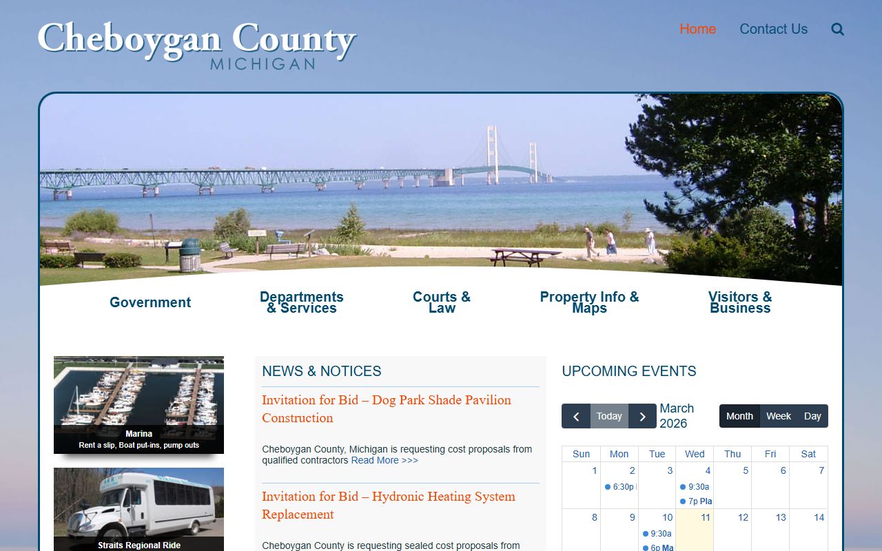Cheboygan County main website