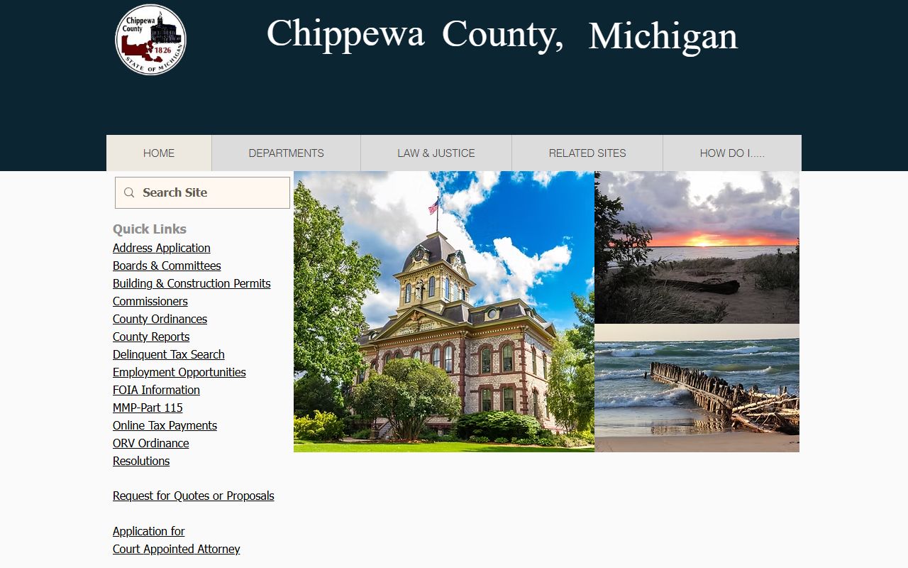 Chippewa County main website