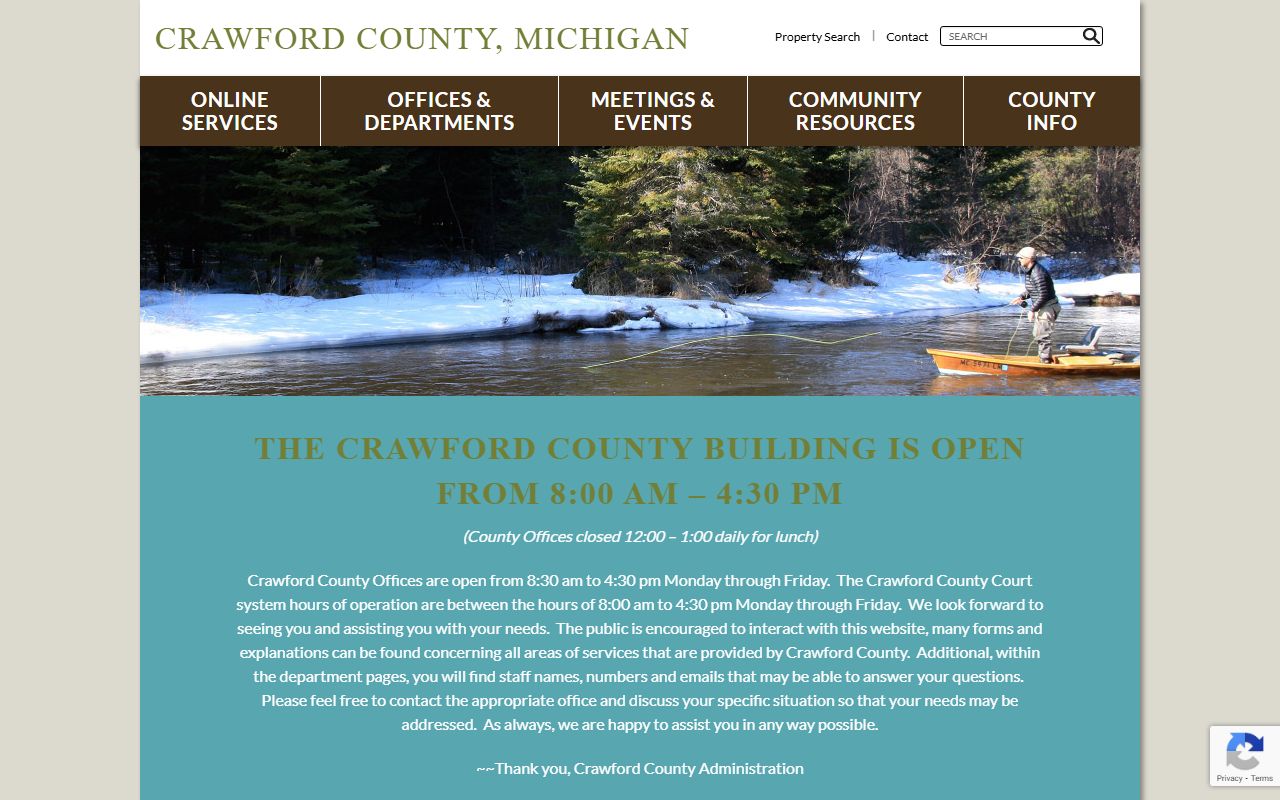 Crawford County main website