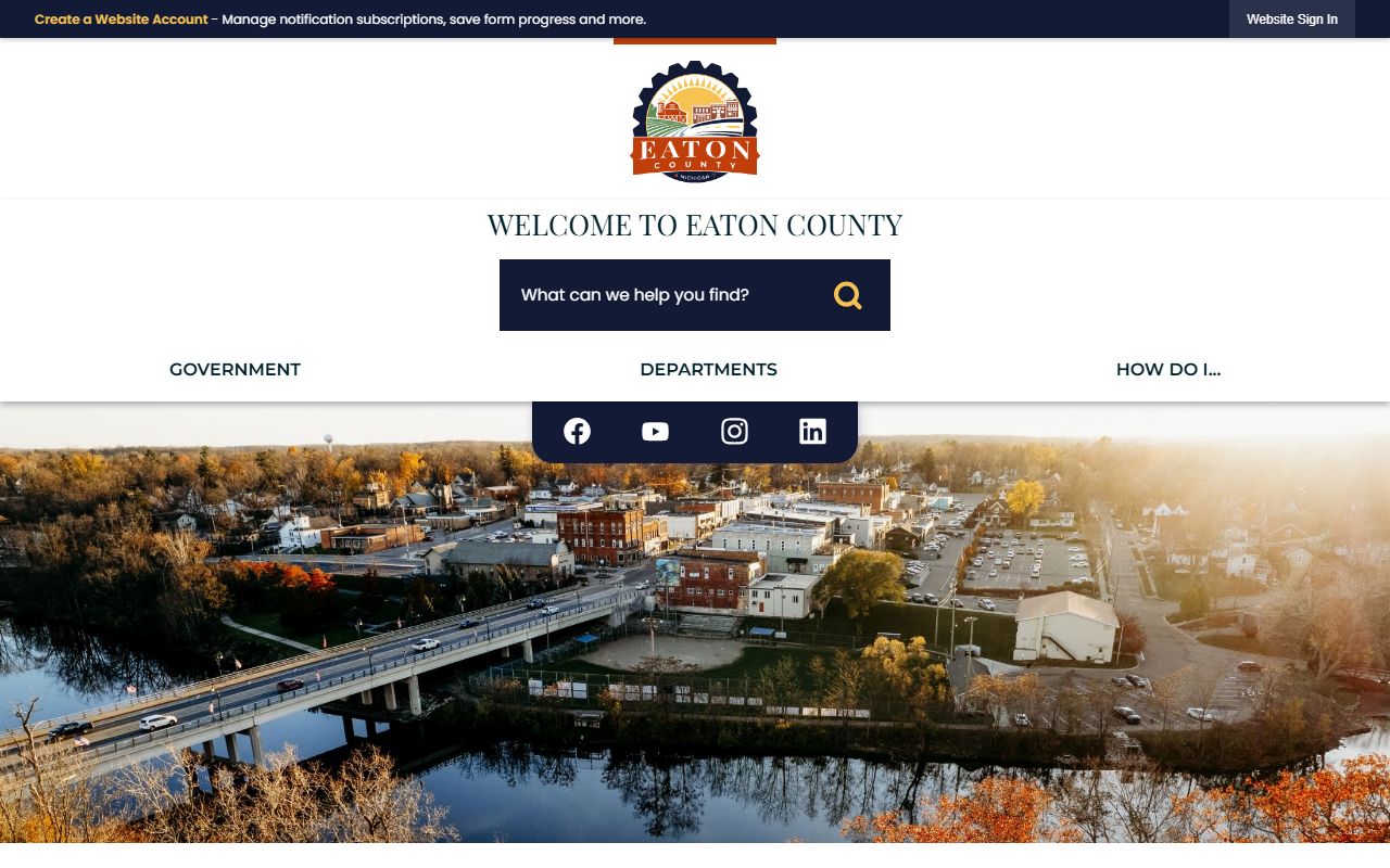 Eaton County Michigan Website