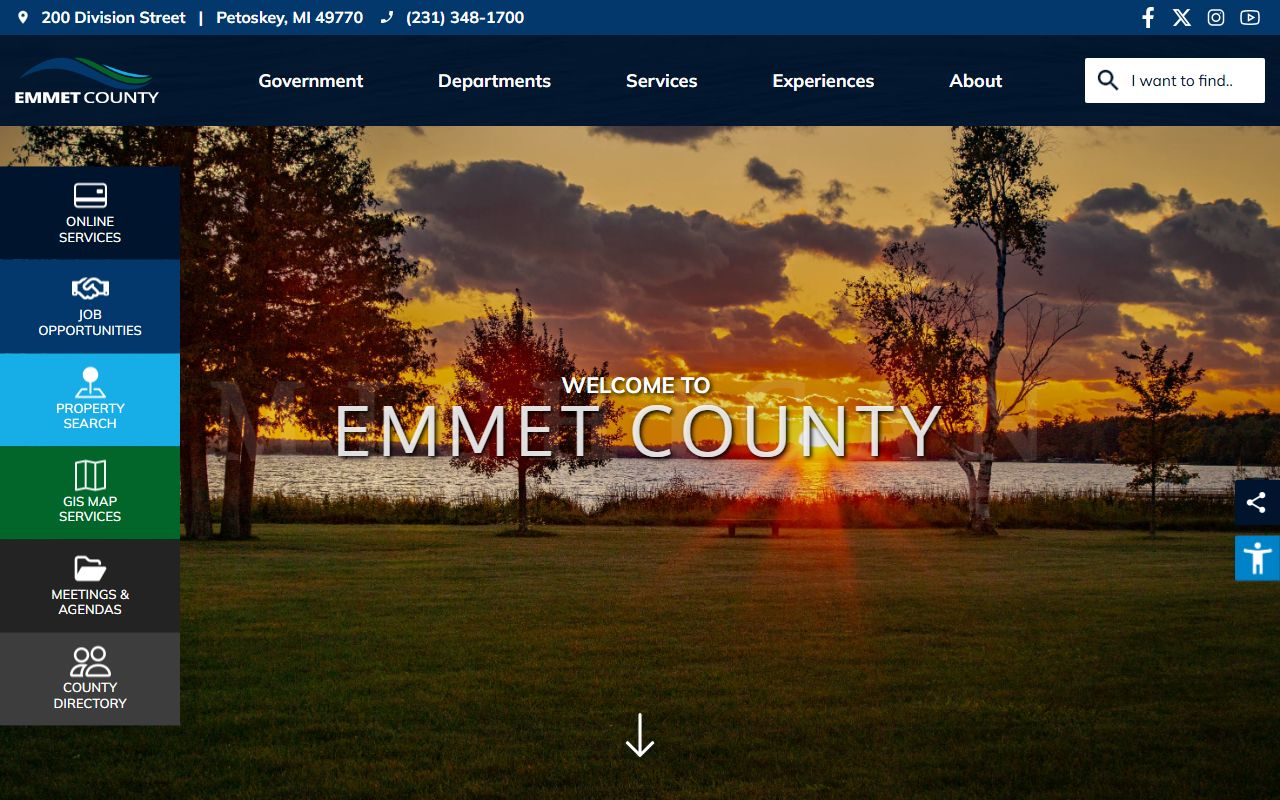 Emmet County Treasurer Website