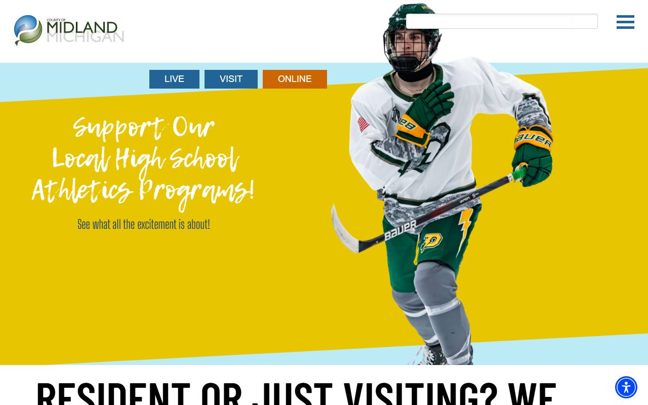 Midland County main website