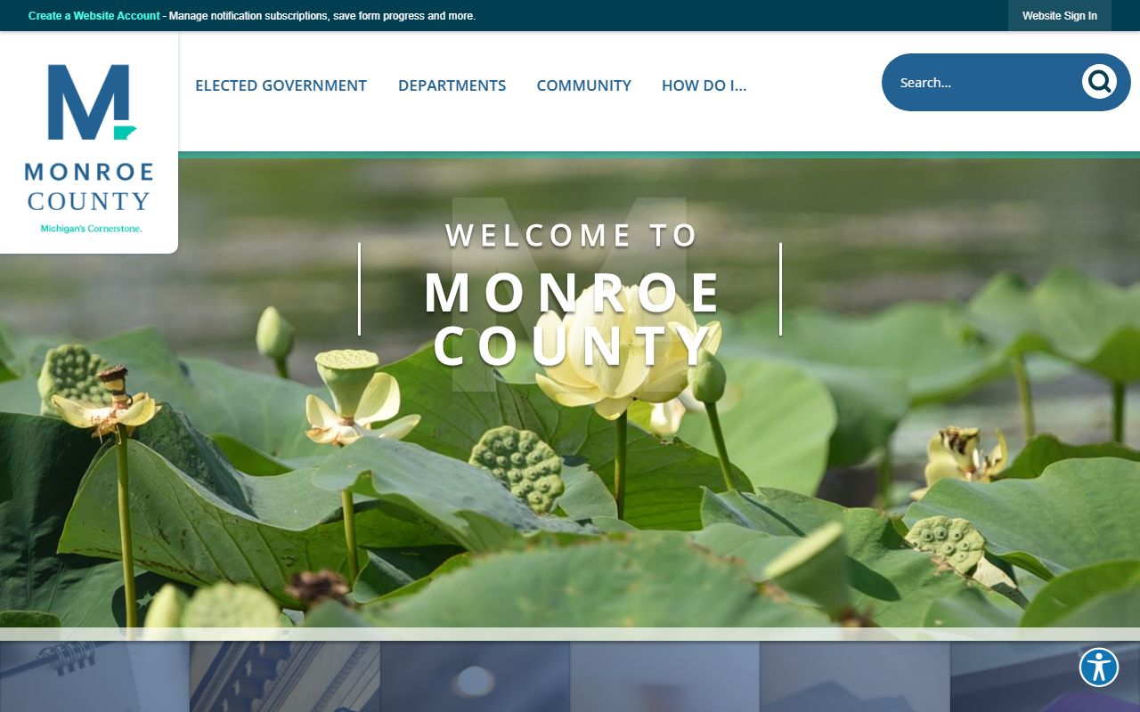 Monroe County main website