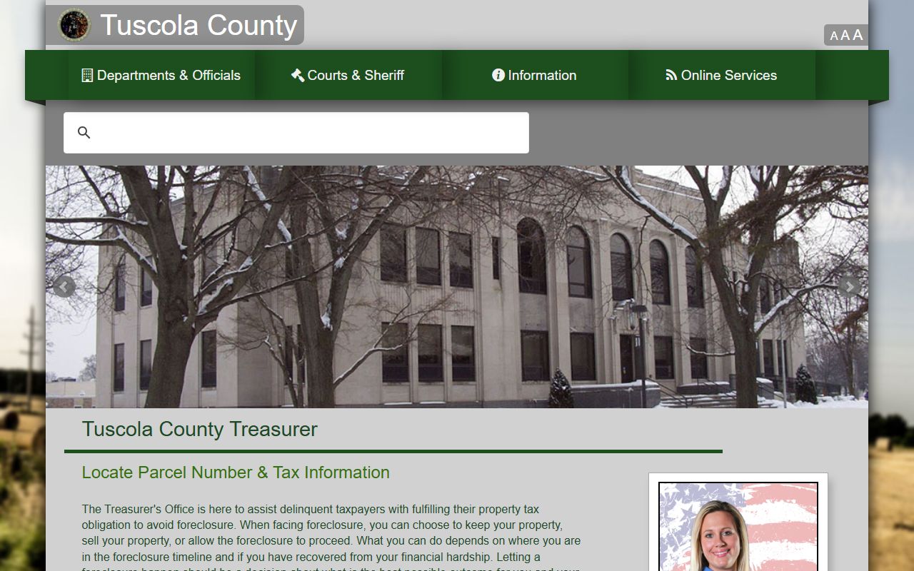 Tuscola County Treasurer website
