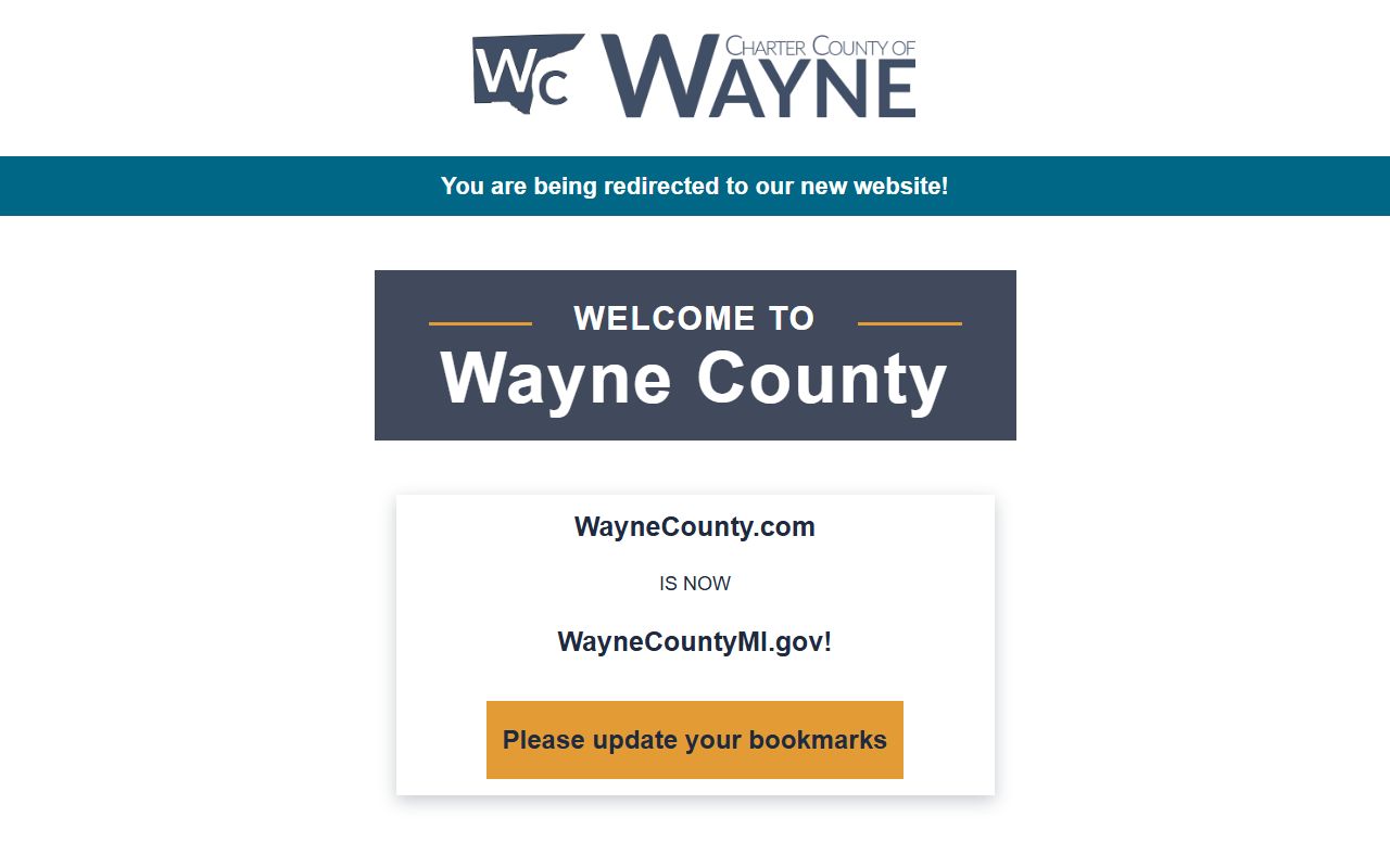 Wayne County government website